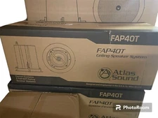 Atlas Sound FAP40t 4" 2-Way Weather-Resistant Speaker System - Pair