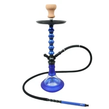 24’’ Inhale®️Hookah With Interlock System,A  hand Blown Glass & A Silicone Hose
