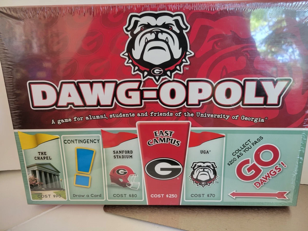 Dawgopoly University Of Georgia Bulldogs Board Game Complete