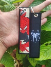 Spiderman DC Embroided Key tag Anime Keychain JetTag Lanyard