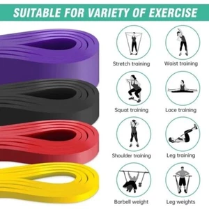 Bandes de résistance Tirer vers le haut Ensemble de poids d'exercice assisté Tube maison Gym fitness