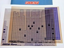 FIAT MAREA Diesel 2. Edizione 03-1997 Catalogo ricambi originali ETK Microfiche