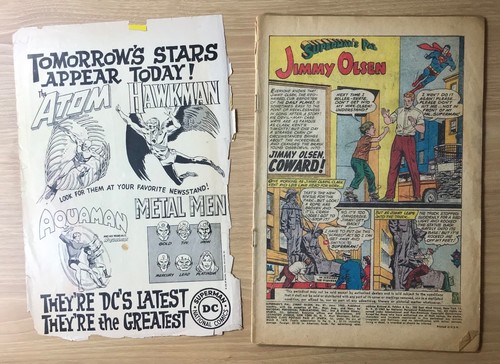 Superman's Pal Jimmy Olsen #61 DC Edad de Plata Sin Cubierta Trasera Lector de Bajo Grado - Imagen 3 de 4