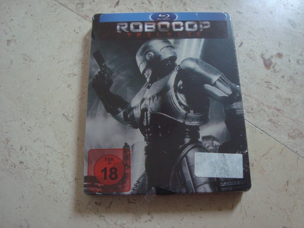 ROBOCOP TRILOGY *rare* OOP 3 Disc Blu-Ray SteelBook NEW & SEALED