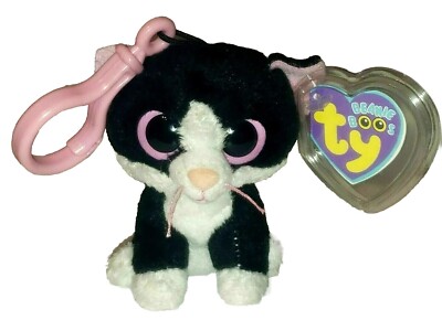 Ty Beanie Boos PEPPER the Cat KEY CLIP 3