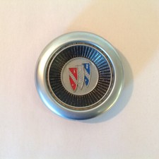 Vintage 1970's Buick Skylark Steering Wheel Horn Cap Button Tri Shield Logo Rim