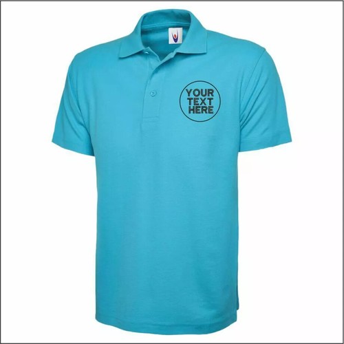 Polo bordado personalizado Uneek UC101 texto personalizado ropa de trabajo polo T - Imagen 15 de 20