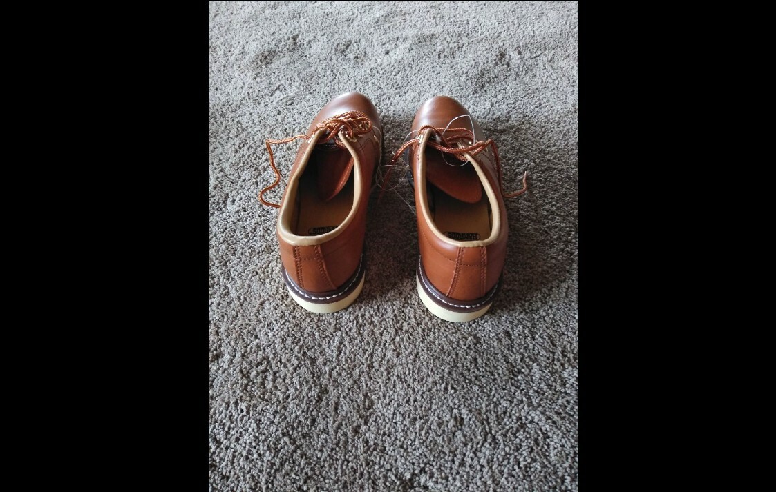 SAOLA Ramrods Scarpe Uomo Suola Fondo Resistente all'Olio Taglia 9 NUOVE CON SCATOLA