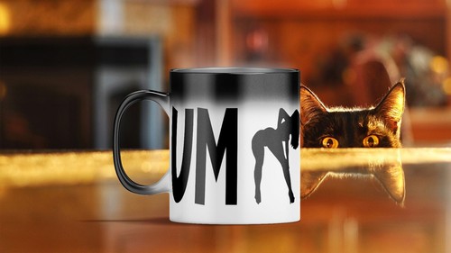 Rude Funny C handle Colour Change Black Heat Mugs - Novelty Office Joke Mug Gift - Picture 21 of 22