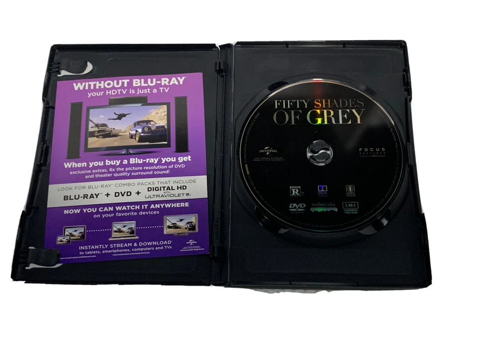 Fifty Shades of Grey & Darker DVD Collection (W Slipcovers) UNRATED. Used - Image 3 of 4