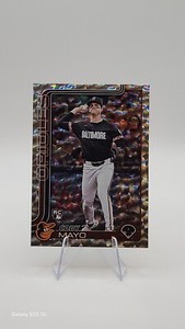 2025 Topps #20 Coby Mayo Silver Crackle Foilboard