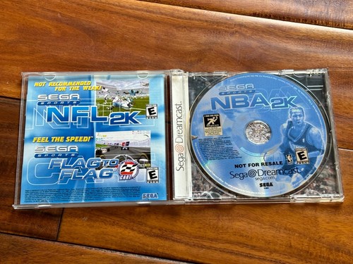 Sega Sports NBA 2K & NFL 2K 1999 Set of 2 Games Vintage - Picture 7 of 12