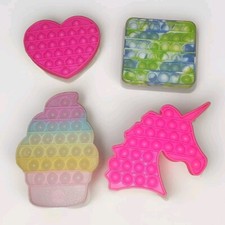 Push Pop Bubble It Silicone Sensory Fidget Toy Autism Stress Relief Game Lot