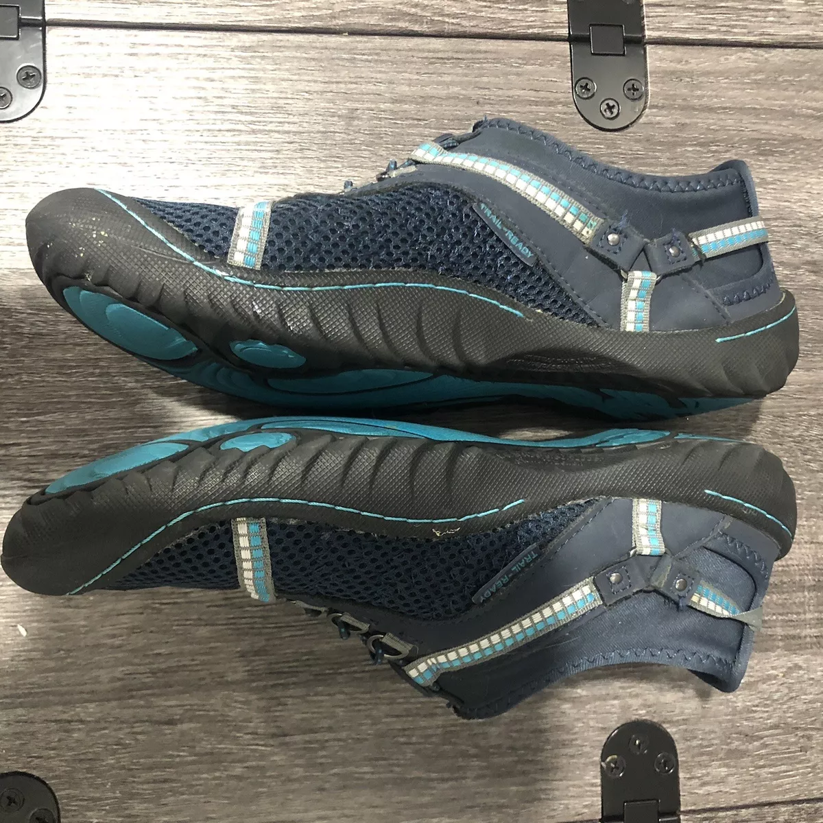 JSport Memory Foam Women s Trail Sneakers Tennis Shoes size 7 eBay