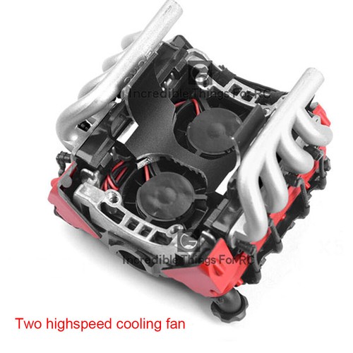 INJORA RC Kühlung RC Motor Kühler LS7 V8 Engine Kühler für 1:10 RC Crawler - Picture 24 of 27