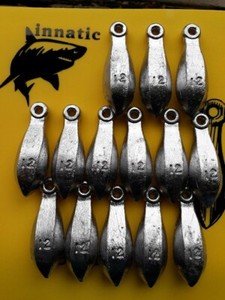 Bulk Snapper (Bank) Sinkers - Packs of 10 (Contact us for freight