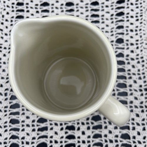 Milk Pitcher Cream Color Create By Just Mugs Ceramic White Creamer Milk Jug 20oz - Picture 6 of 12