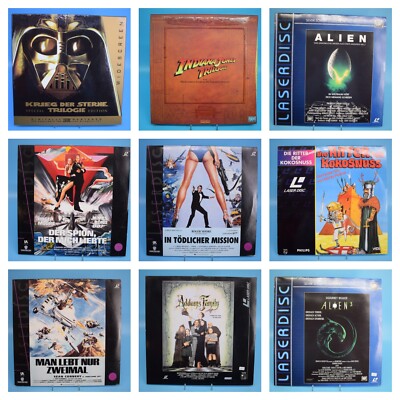Laserdisc Filme Sammlung viel Auswahl einzeln Auswählen