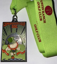2014 LEPRECHAUN LEAP 5K NORTH CAROLINA FINISHERS MEDAL 100 ORIGINAL
