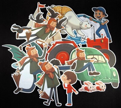 Daddy Long Legs Educational Activities Flannel Felt Board Story 12-pcs