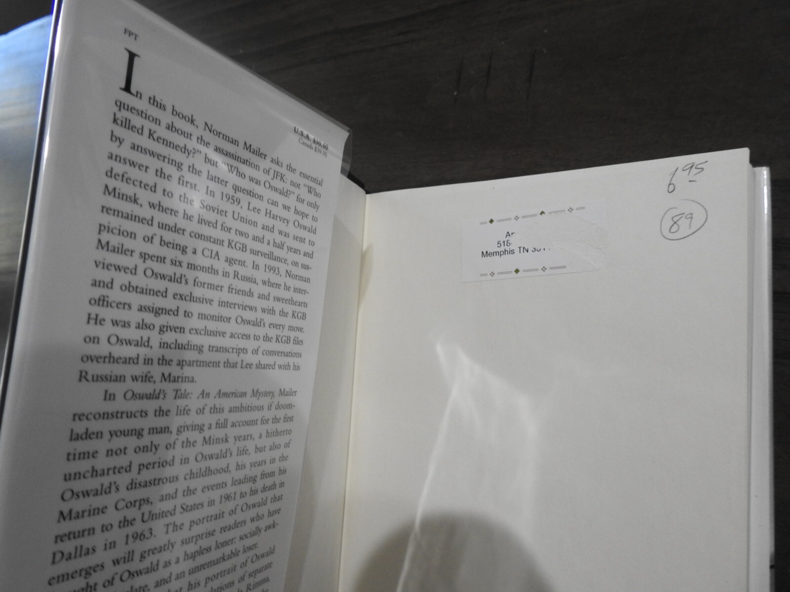 Norman Mailer 1st.Edition Oswald's Tale Hardback 1995 eBay