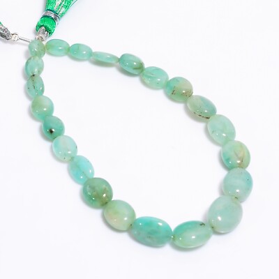 Danburit Armband Aus Agni Gold - 6x12mm Ovale Perlen, Versilbert