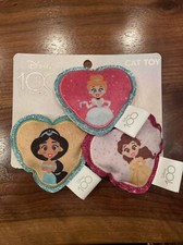 Disney 100 Princess with Catnip Cat Toy - 3 Pack, Cinderella, Jasmine, Belle