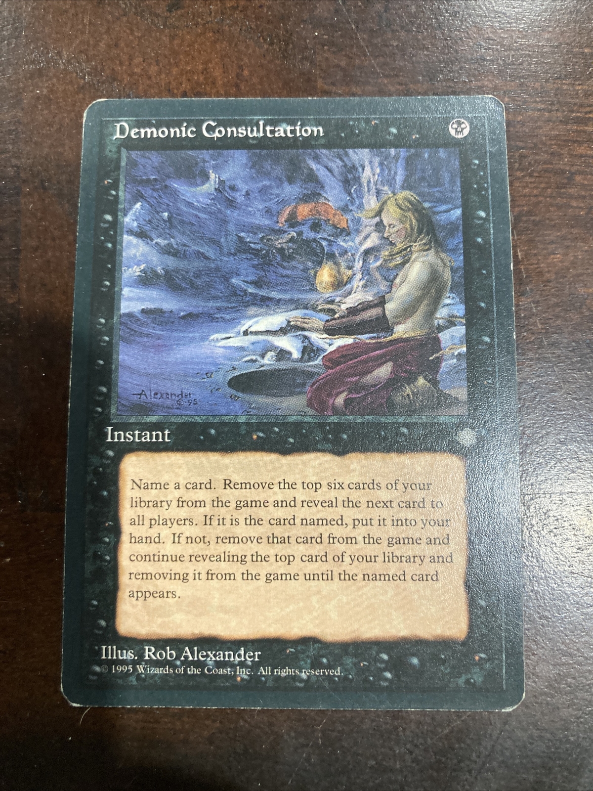1 x demonic consultation iceage ice age mtg Magic the Gathering - MP | eBay