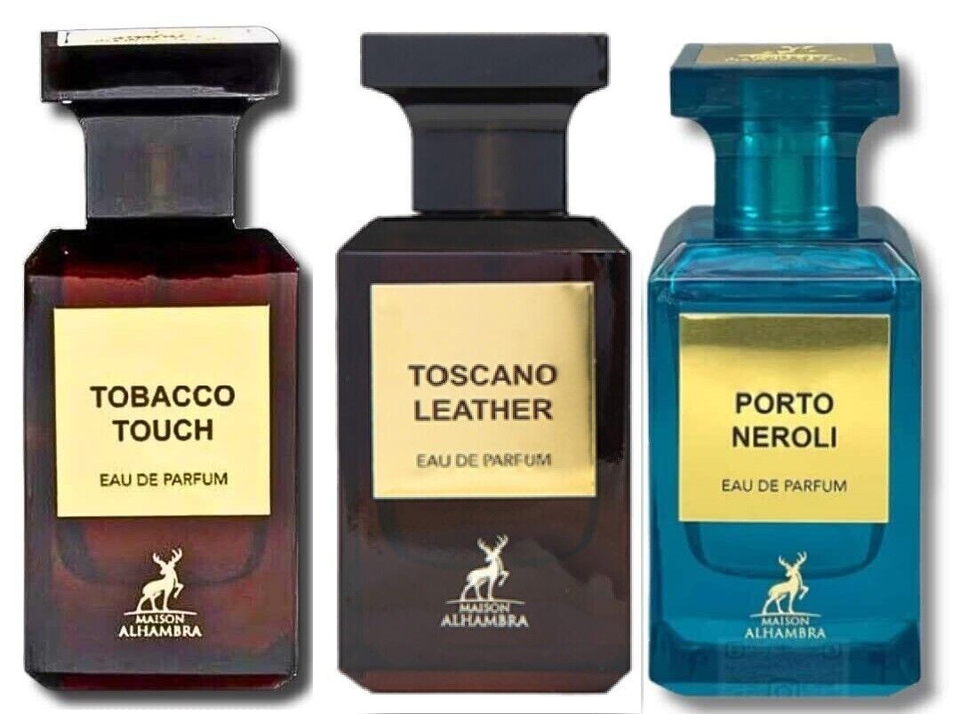 Maison Alhambra Amazing 3 Collection Porto Neroli, Toscano Leather, Tobaco  Touch