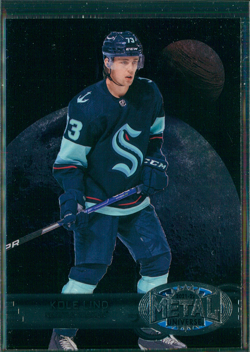 2021-22 Skybox Metal Universe Retro R-28 Kole Lind Rookie Card