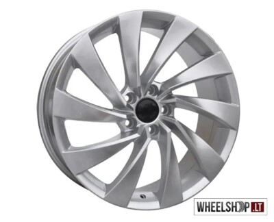 Rosario Style R19 5x112 Wheels VW Skoda Seat 4x 19'' 8J ET40 Silver Felgen