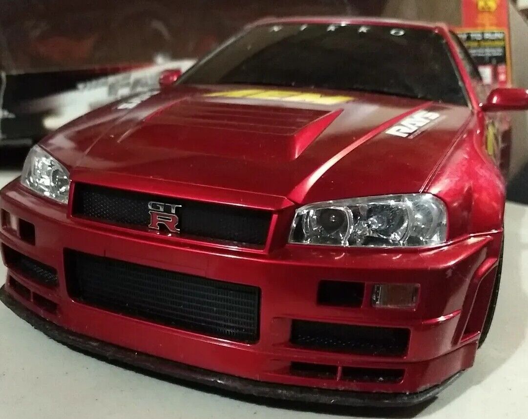 1/10 Scale RC Nissan Skyline GT-R R34 Drift Body Rwd 2wd Mst 1/10 Scale RC Nissan Skyline GT-R R34 Drift Body Rwd 2wd Mst