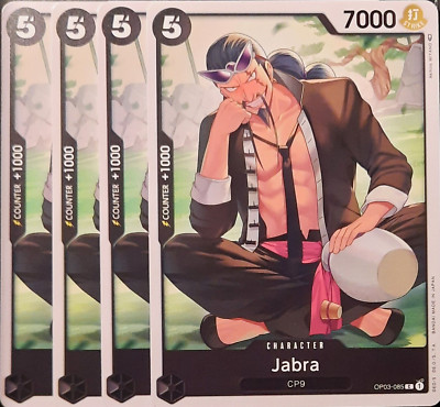 One Piece TCG - Playset of 4 - OP03-085 Jebra C/EN/NM