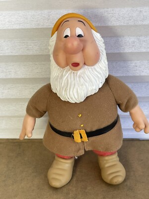 Disney Snow White Sneezy 6in Plush Vinyl Figure Applause Seven Dwarfs