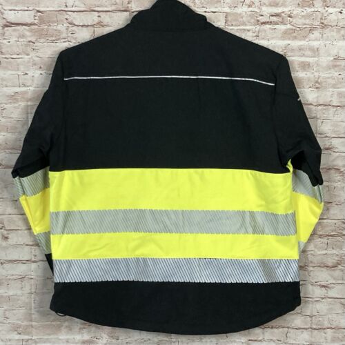 Giacca di sicurezza PW3 PW375 Classe 1 Hi Vis Softshell PortWest foderata in pile da uomo 2XL - Foto 5 di 18