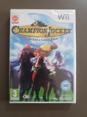 CHAMPION JOCKEY AND GALLOP RACER NINTENDO Wii  NEW SEALED  FREE SHIPPING
