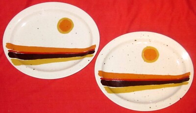 SET 2 STONEHENGE MIDWINTER DAY 12  OVAL PLATTER / PLATES MORE AVAILABL SUN MCM