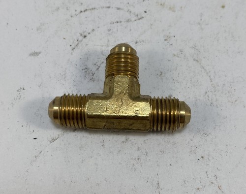Brass Flare Male Tee Fitting 3/16" OD F44-3