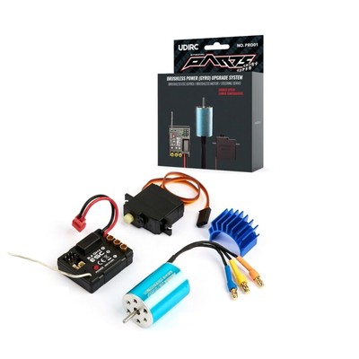 Verbesserter bürstenloser Motor Regler Servo komplettes Set für UDIRC 1601 1/16 SG 1603/1604 DIY