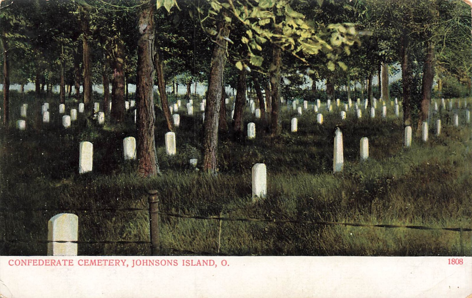 LP35 Johnson's Island Ohio Civil War Confederate Cemetery Postcard eBay