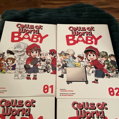 Cells at Work! BABY ( Vol. 1-4) Eng. Graphic Novels Manga NEW +