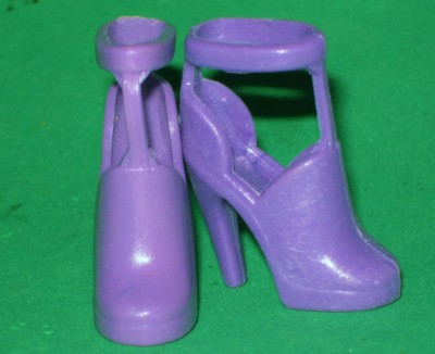 light purple high heels