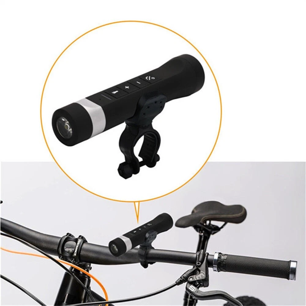 5 in 1 Bicycle Speaker Outdoor Sport Power Bank Flashlight Mp3 Player Bluetooth