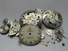 Rare SANDOZ CADET Swiss Watch Dials Movements + Parts for Parts/Repair/Spares A2