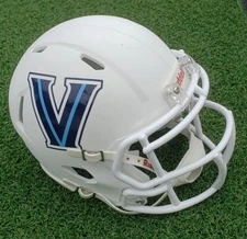 VILLANOVA WILDCATS WHITE GLOS SPEED STYLE FOOTBALL MINI HELMET OTHER STYLES TOO