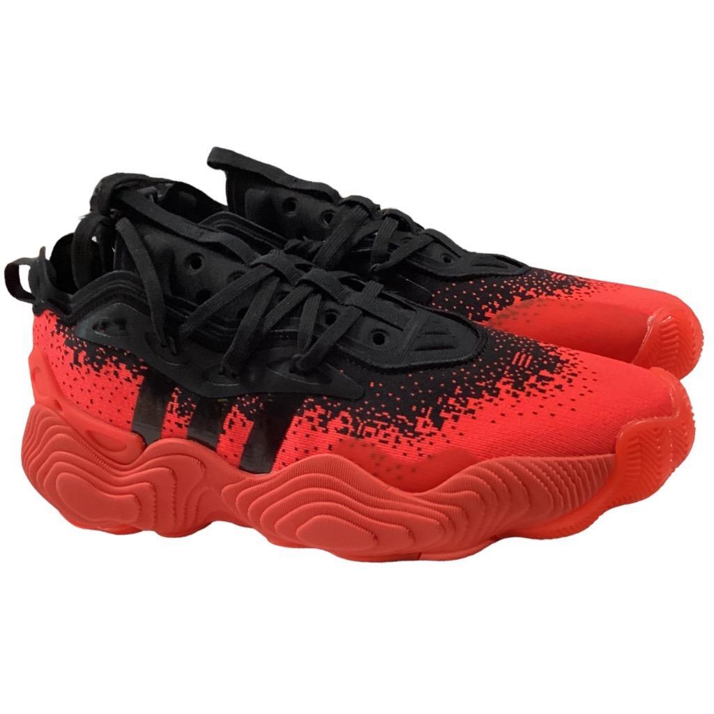Adidas Basketball Shoes Black Red Mens Size 11.5 Trae Young 3 Sneakers NEW
