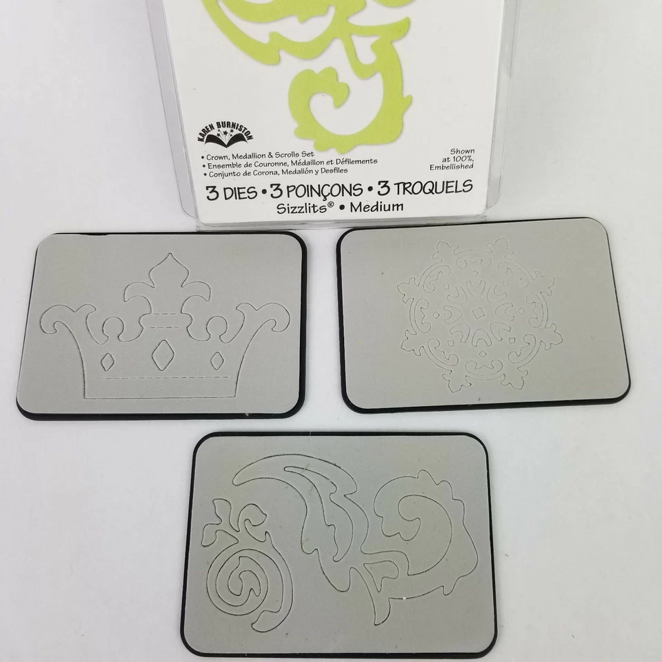 Sizzix Sizzlits 657128 Framelits 657904 Frame Fleur Lis 657907 Labels Fancy #3 - Image 4 of 4