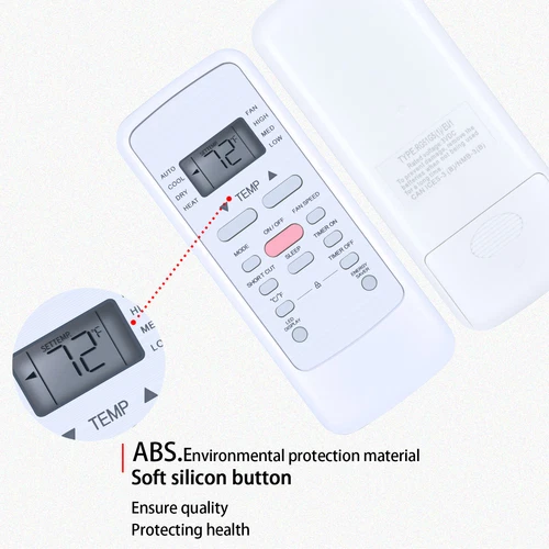 Nuevo control remoto para aire acondicionado portátil Midea 8500 BTU MAP05S1AWT-A - Imagen 3 de 6