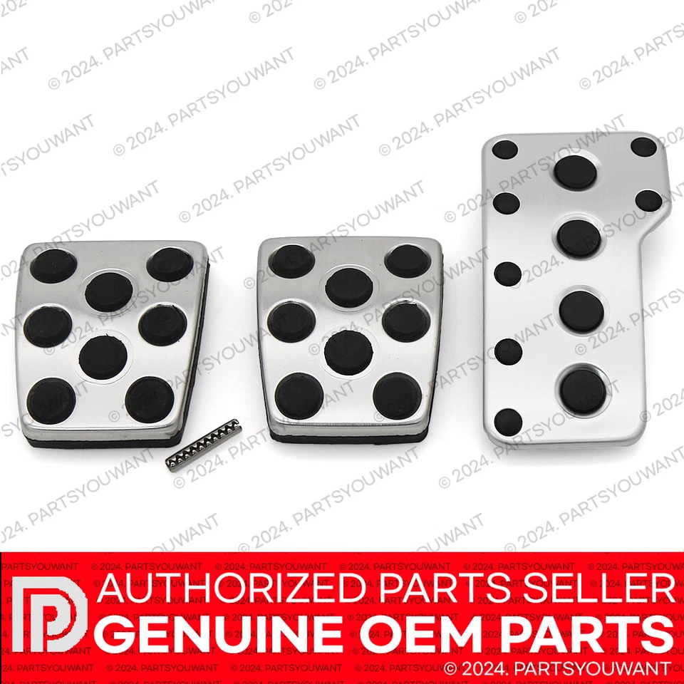 Almohadilla de pedal de aluminio MT 5 velocidades genuina Toyota MR2 MRS SW20 SW21 CELICA [JUEGO COMPLETO] Foto 3 de 4