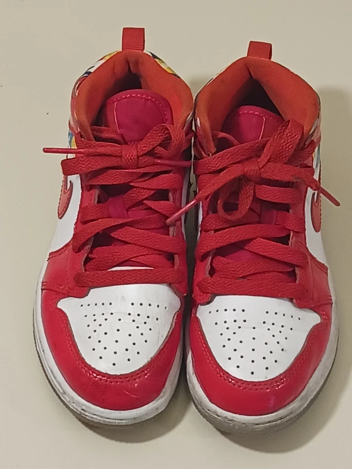 NIKE Juvenil Jordan 1 Mid SE Barcelona Suéter Tenis Deportivos Niños Talla 13C Foto 3 de 4